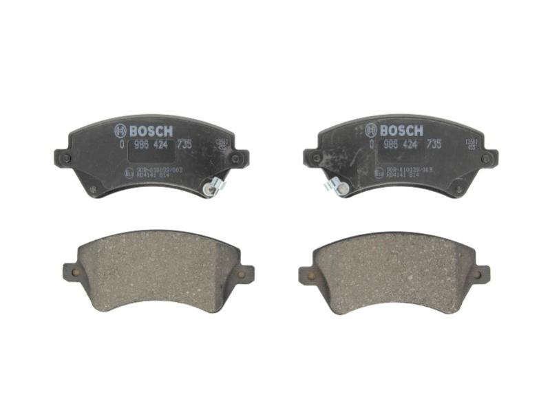 Колодки гальмівні передні TOYOTA COROLLA 1.4-2.0D 10.01-03.08 ( 0986424735 BOSCH