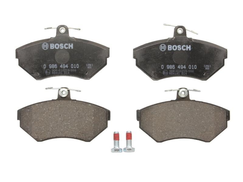 Тормозные колодки передние SEAT IBIZA, TOLEDO; VW CADDY II, GOLF II-IV, PASSAT, POLO 1.0-2.9 08.80-07.05 0986494010 BOSCH