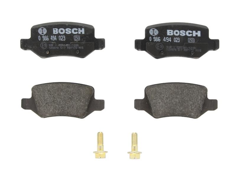 Тормозные колодки задние MERCEDES A (W168), A (W169), B (W245) 1.4-2.1 07.97-06.12 0986494023 BOSCH