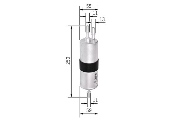 Топливный фильтр BMW 1(E81), 121), 3 (E90-E93), 510,F11), 612), X3 (G01, F97) 1.5-4.4 12.04- ( F026403754 BOSCH