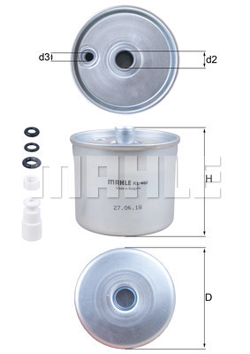 Топливный фильтр KL468 KNECHT