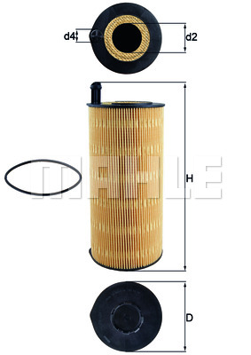 Масляный фильтр OX4239D KNECHT