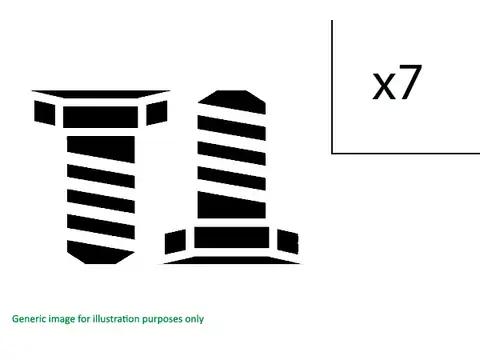 Набір болтів, маховик 411018610 LUK