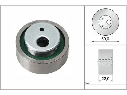 Натяжной ролик, ремень ГРМ 531003010 INA