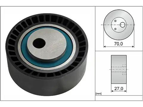 Натяжной ролик, поликлиновой ремень 531014810 INA