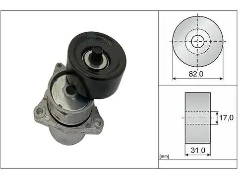 натяжная планка поликлиновый ремня Nissan 11955-6N202 534035910 INA