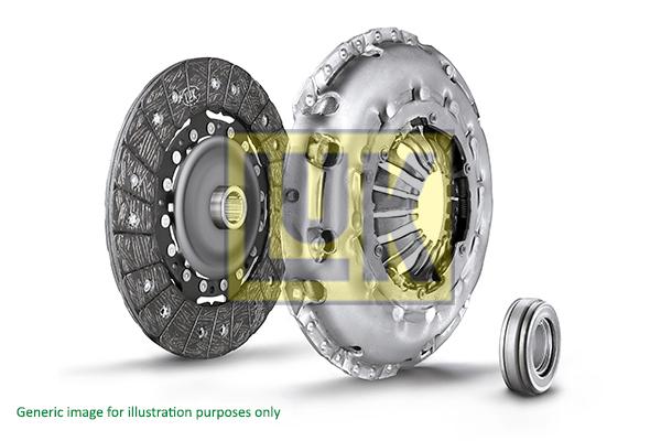 Комплект сцепления (210мм) AUDI 100 80 A6 1.6/2.0 12.90-12.97 621082400 LUK