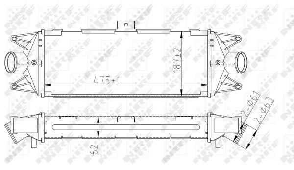 Інтеркулер Iveco Daily II 99 - 30879 NRF