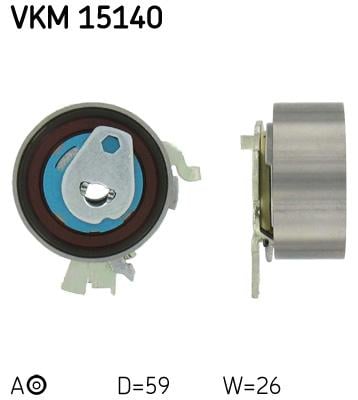 Ролик модуля натяжителя ремня VKM15140 SKF