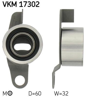 Ролик модуля натяжителя ремня VKM17302 SKF