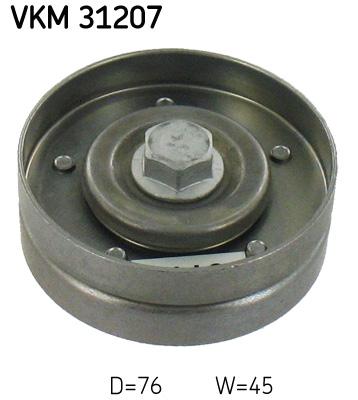 Паразитный ролик ремня SEAT LEON, TOLEDO II; SKODA OCTAVIA I; VW BORA, GOLF IV 1.4/1.6 09.96-12.10 VKM31207 SKF