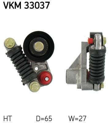 Комплект ремня с натяжителем VKM33037 SKF