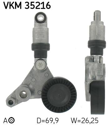 Комплект ремня с натяжителем VKM35216 SKF