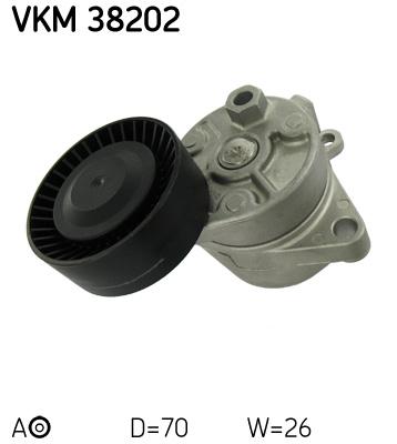 Комплект ремня з натягувачами VKM38202 SKF