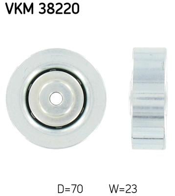 Ролик модуля натяжителя ремня VKM38220 SKF