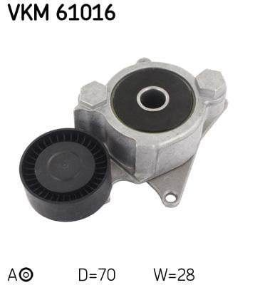 Комплект ремня с натяжителем VKM61016 SKF