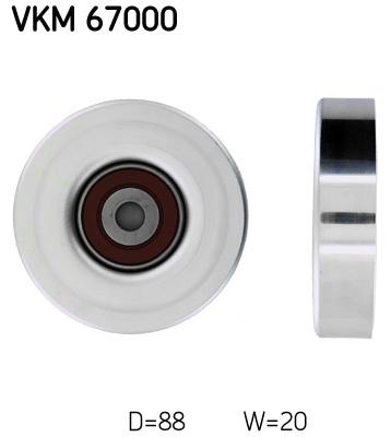 Ролик модуля натягувача ременя VKM67000 SKF
