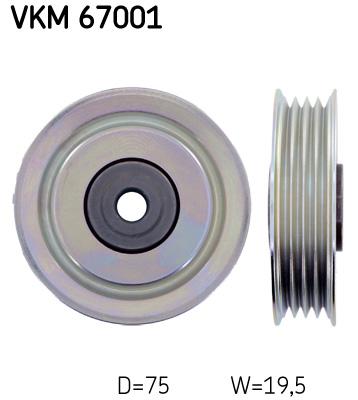 Ролик модуля натягувача ременя VKM67001 SKF