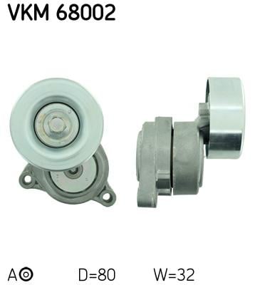 Комплект ремня з натягувачами VKM68002 SKF