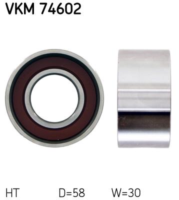 Ролик натяжителя ремня ГРМ VKM74602 SKF