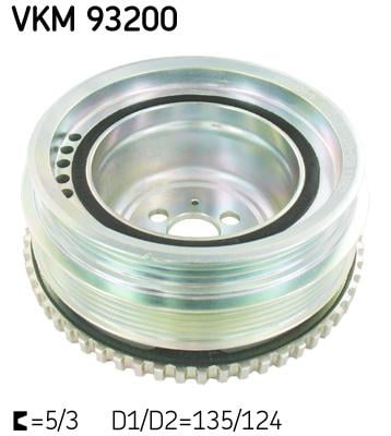 Ременный шкив, коленчатый вал VKM93200 SKF