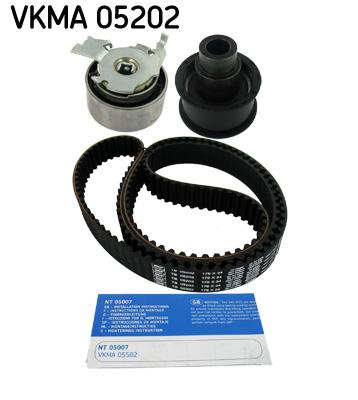 Комплект ГРМ (ремень + ролик) OPEL ASTRA F, ASTRA G, KADETT E, KADETT E COMBO, VECTRA A 1.7D 08.88-04.05 VKMA05202 SKF