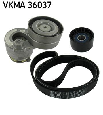 Комплект ремня з натягувачами VKMA36037 SKF
