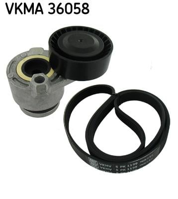 Поликлиновой ременный комплект VKMA36058 SKF