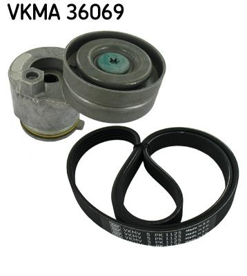 Комплект ремня з натягувачами VKMA36069 SKF