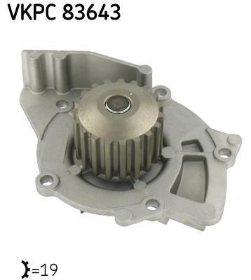 Водяной насос VOLVO C30, C70 II, S40 II, S80 II, V50, V70 III; CITROEN C4, C4 GRAND PICASSO I, C4 I, C4 PICASSO I, C5, C5 I, C5 II, C5 III, C8, JUMPER VKPC83643 SKF