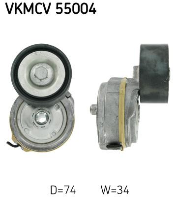 Натяжной ролик, поликлиновой ремень VKMCV55004 SKF
