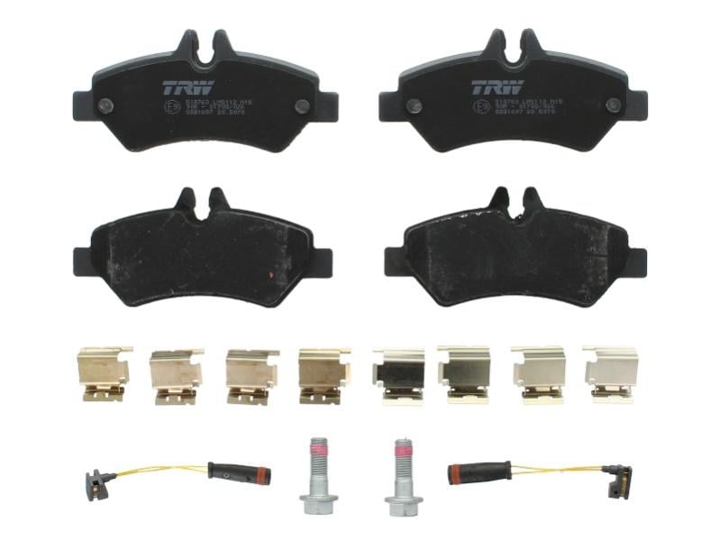 Гальмівні колодки задні MERCEDES SPRINTER (906) VW CRAFTER 30-35 CRAFTER 30-50 2.0D/2.1D/2.5D 04.06- GDB1697 TRW