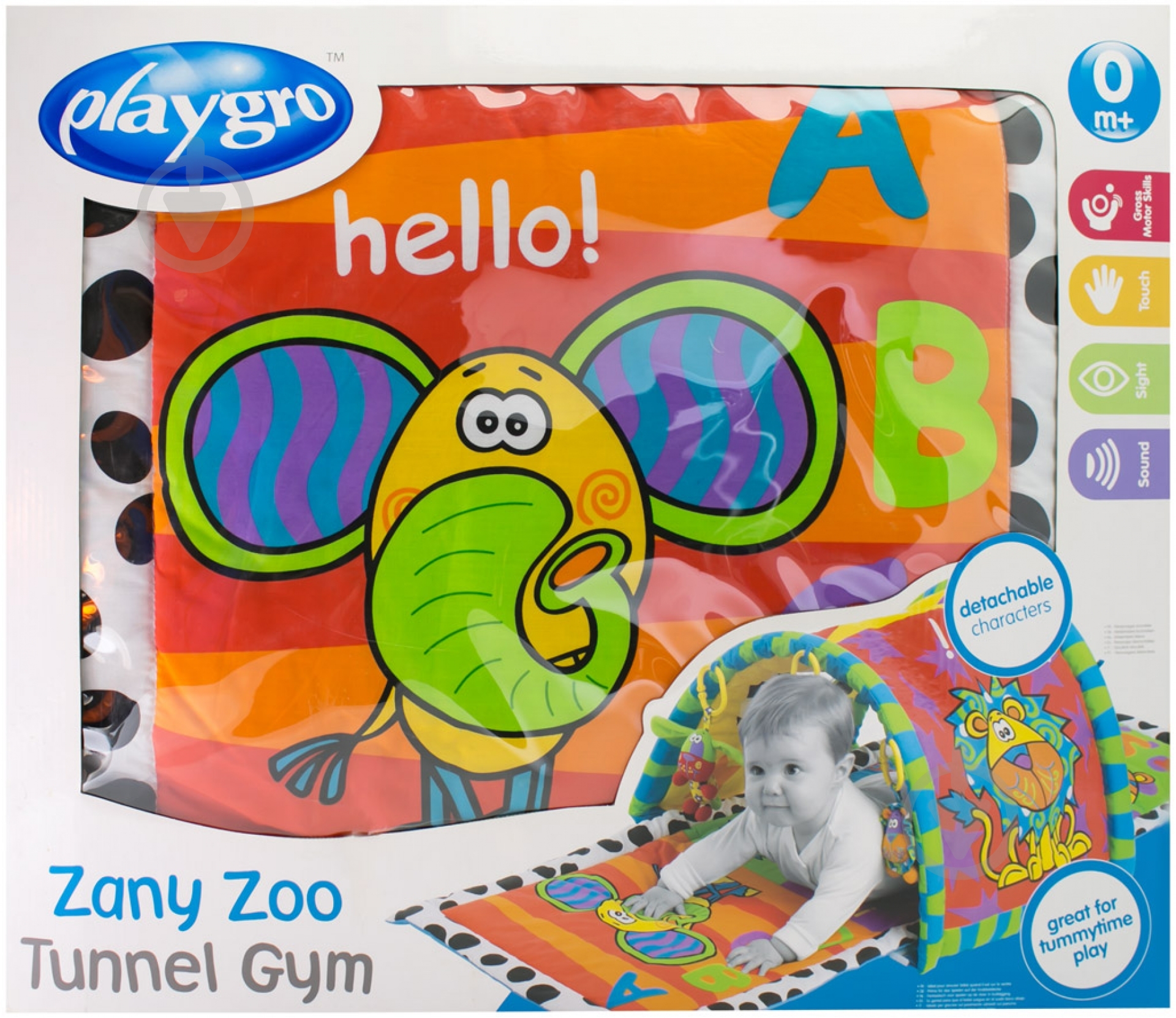 Развивающий коврик Playgro Туннель 0170174 - фото 1