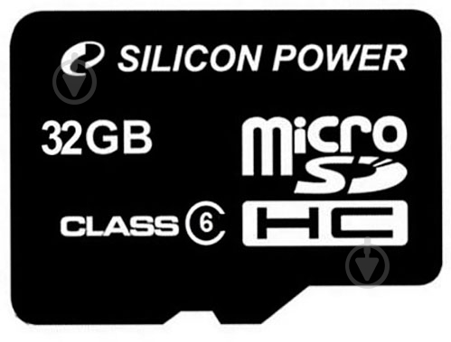 Карта памяти Silicon Power MicroSDHC 32GB Class 6 - фото 1