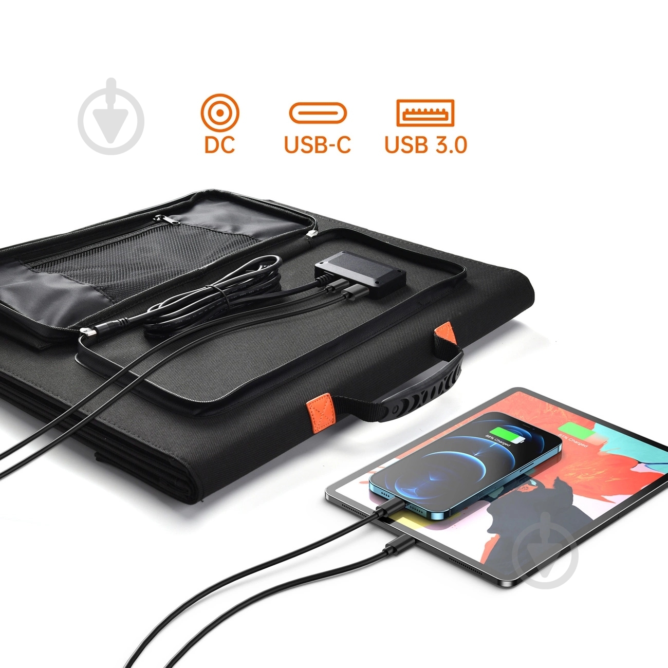 Солнечная панель Choetech SC008-V2-BK - фото 5 Солнечная панель Choetech SC008-V2-BK - фото 5