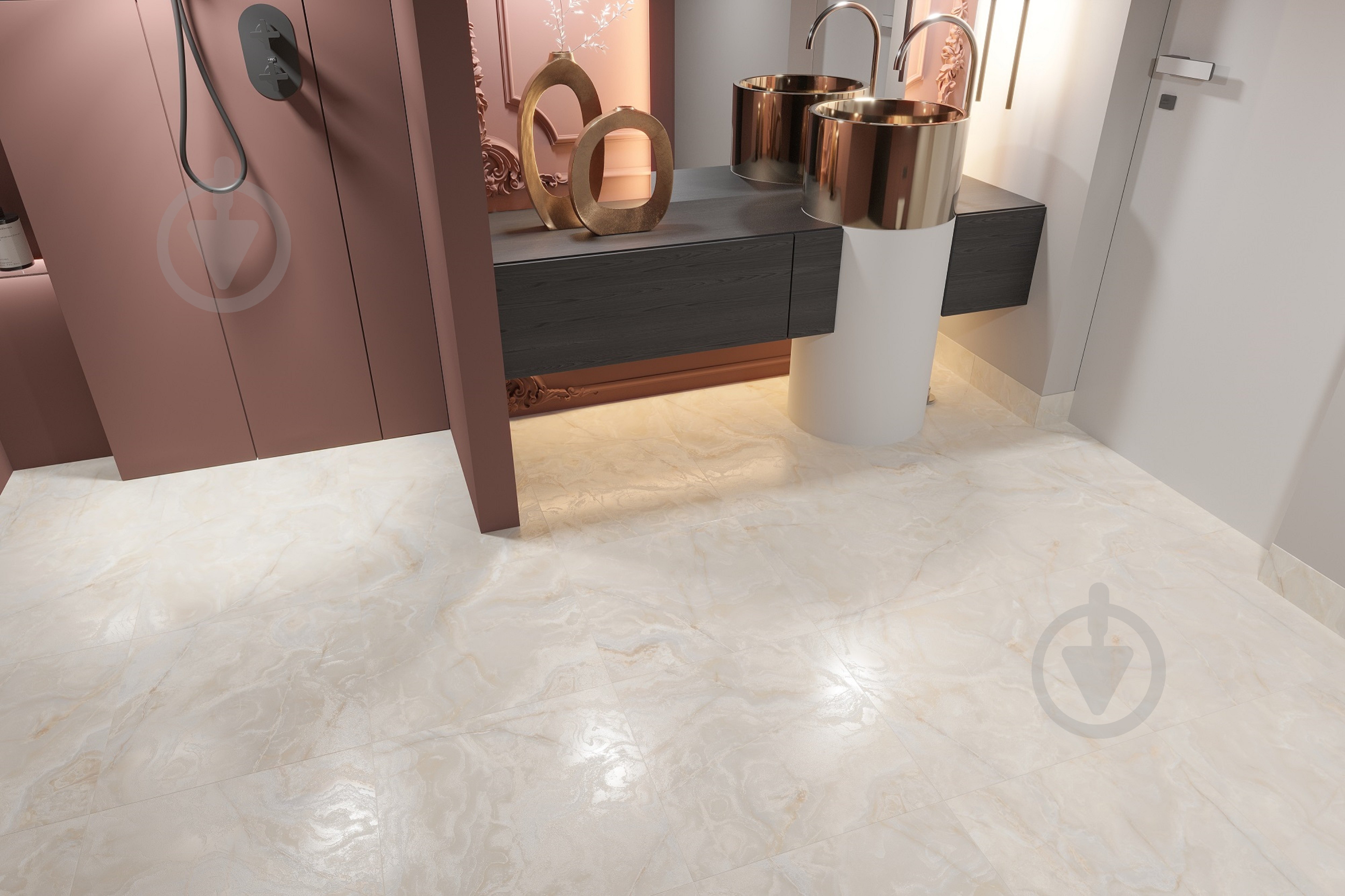 Плитка Allore Group Atlas Pearl F P NR Mat 47x47 см - фото 10