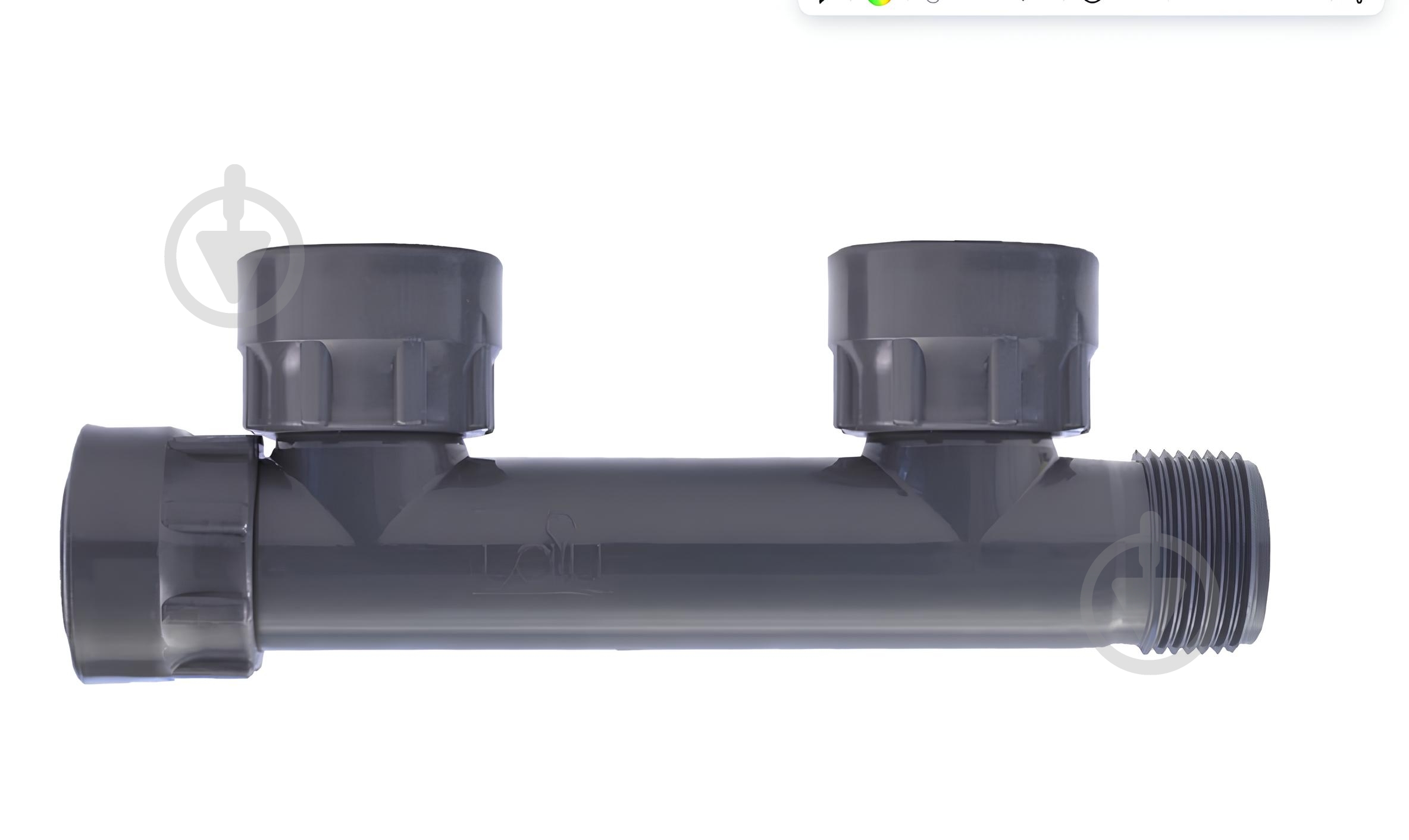 Тройник Rain с накидной гайкой ВР 1" PN 12 2 виходи - фото 1 Тройник Rain с накидной гайкой ВР 1" PN 12 2 виходи - фото 1