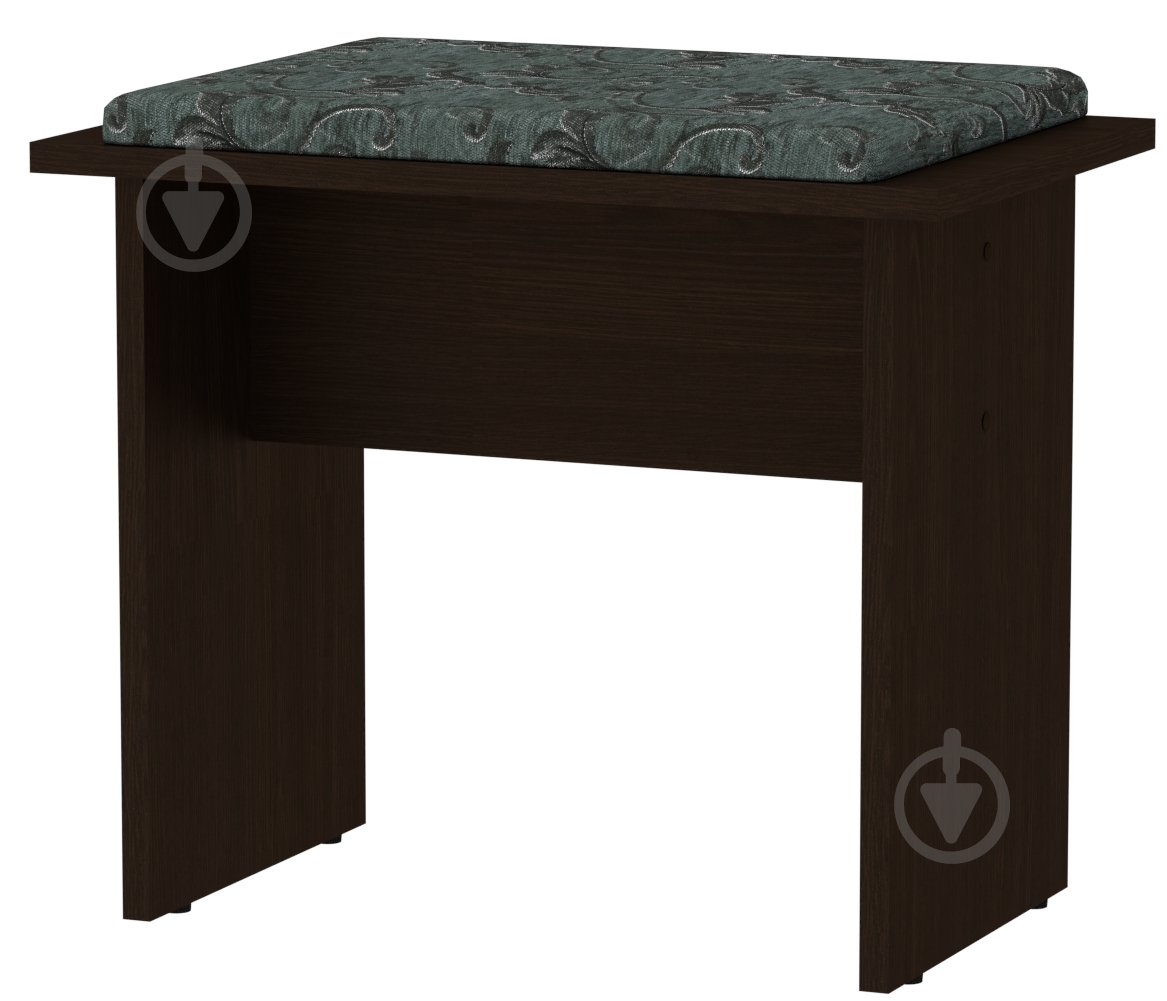 Табурет Компанит Т-7 бостон грей / венге - фото 1 Табурет Компанит Т-7 бостон грей / венге - фото 1