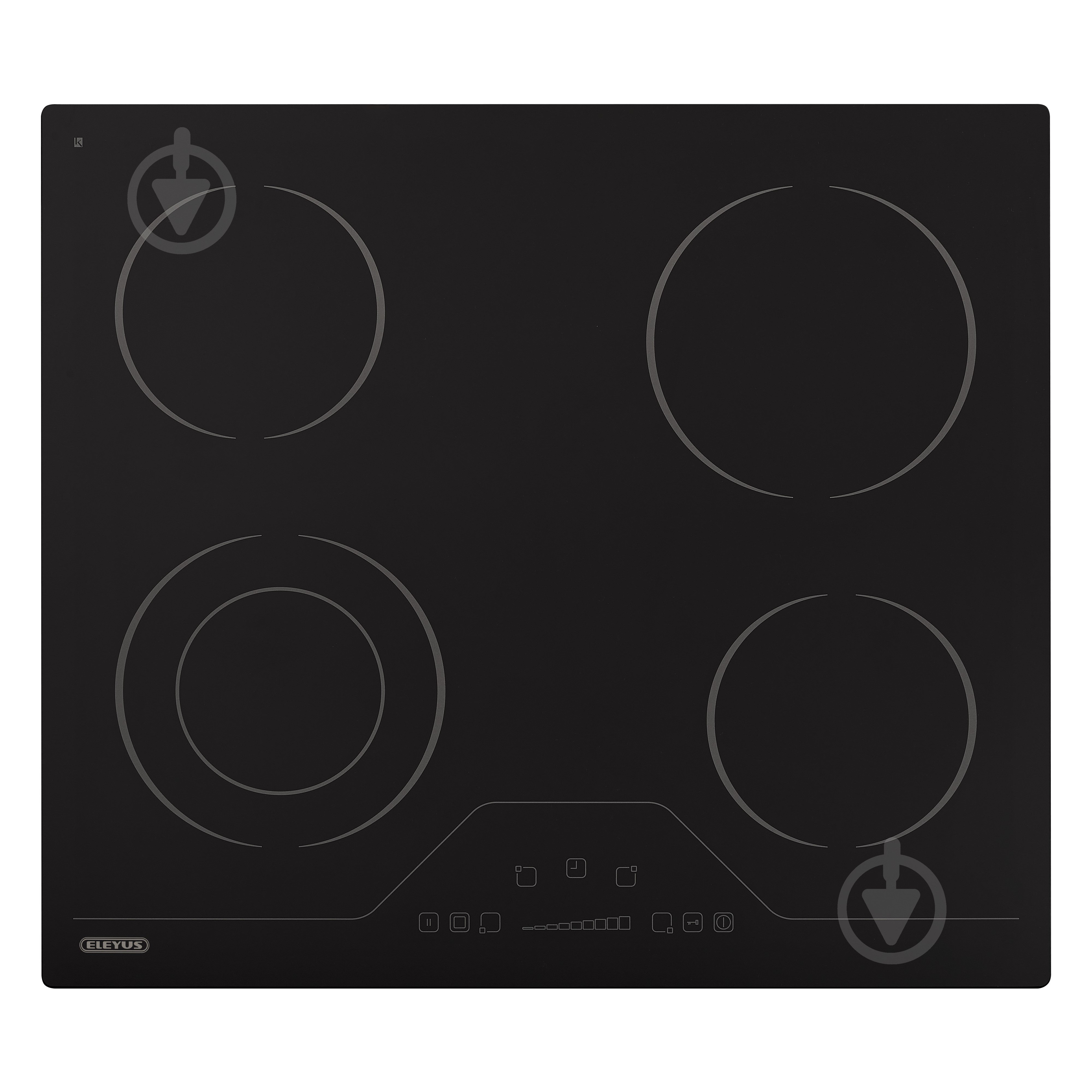 Варочная поверхность электрическая Eleyus FLORA 60 BL V - фото 2