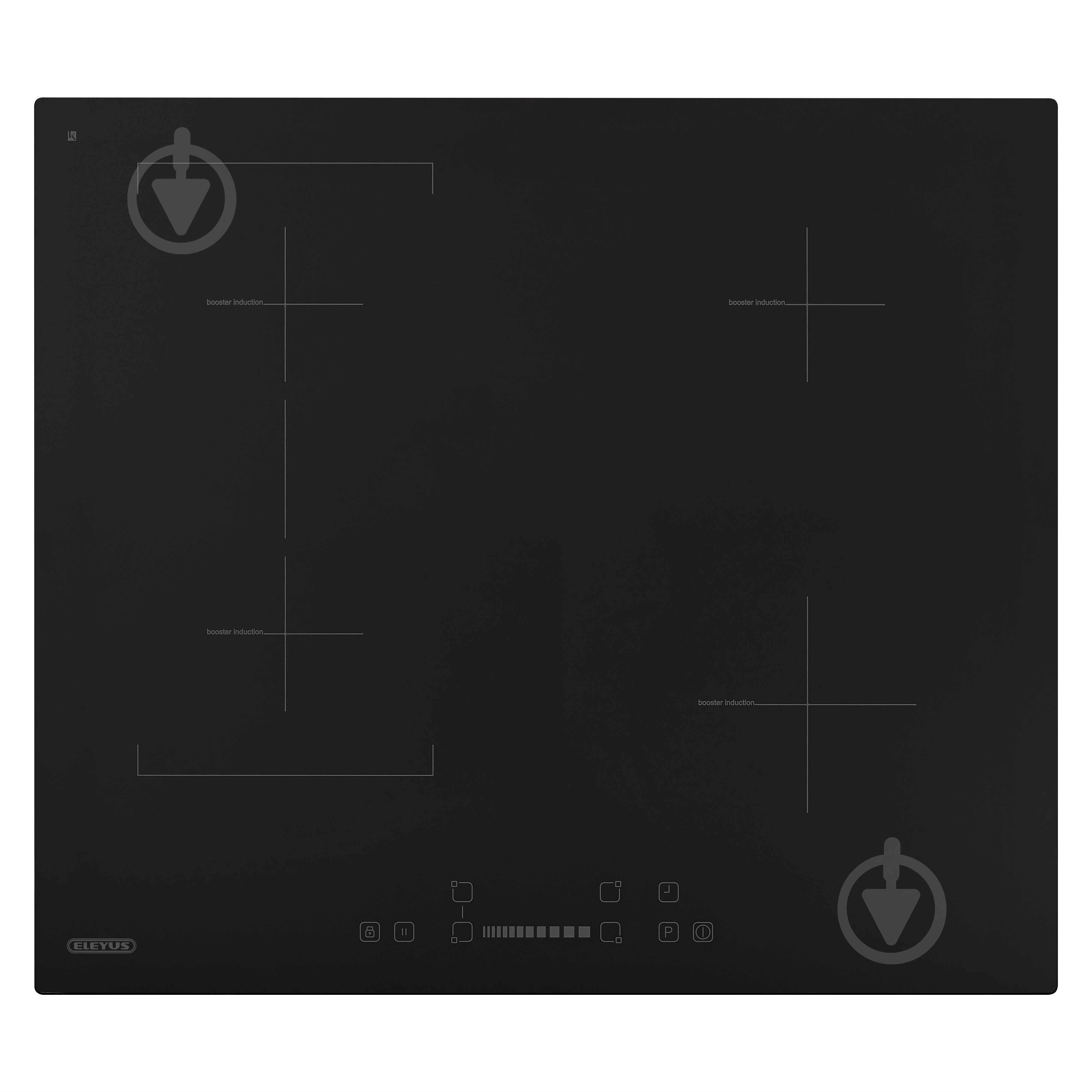Варочная поверхность индукционная Eleyus ELIT 60 BL I - фото 2