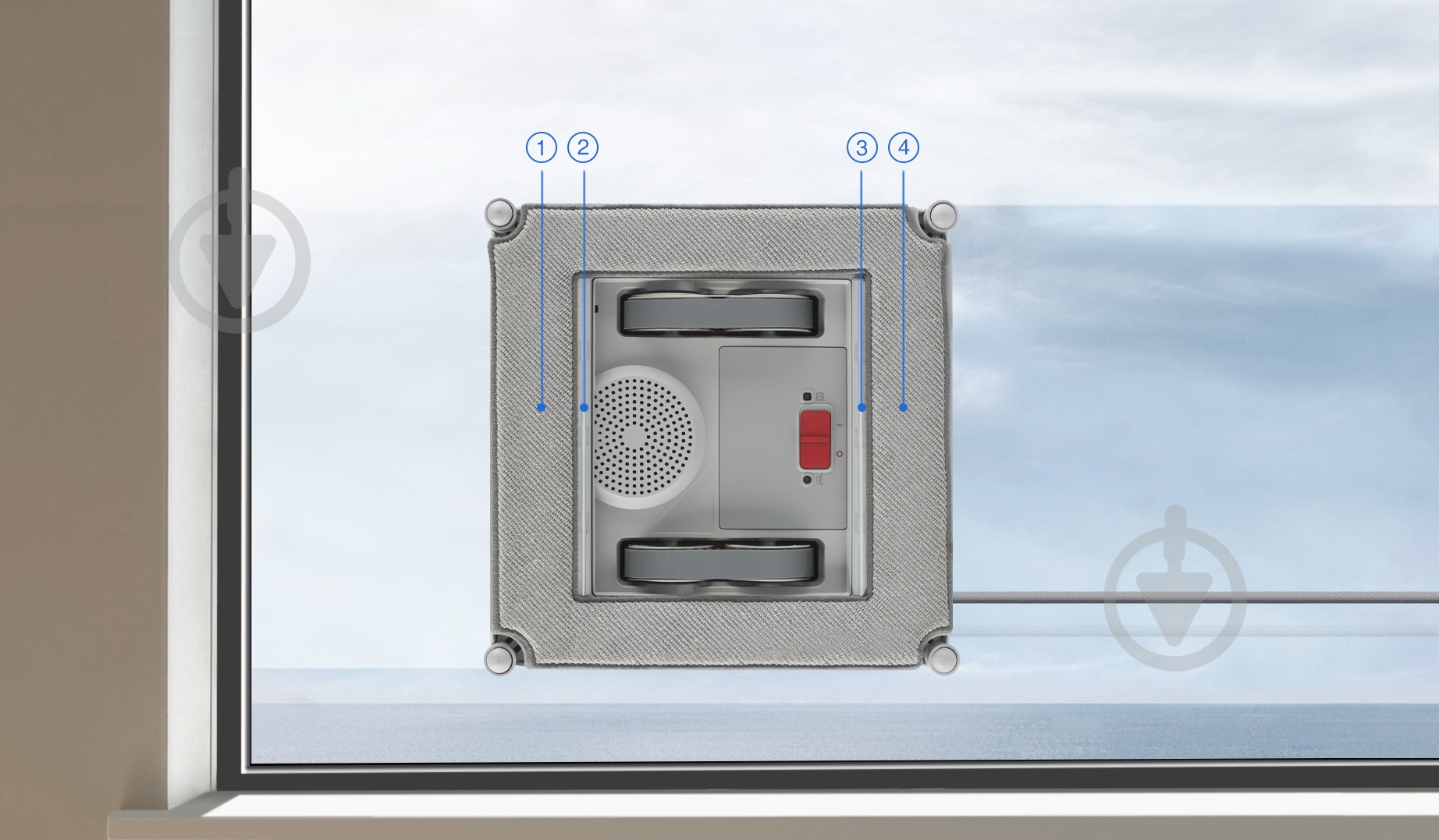 Робот-пылесос Ecovacs WINBOT X White ER-WX - фото 4