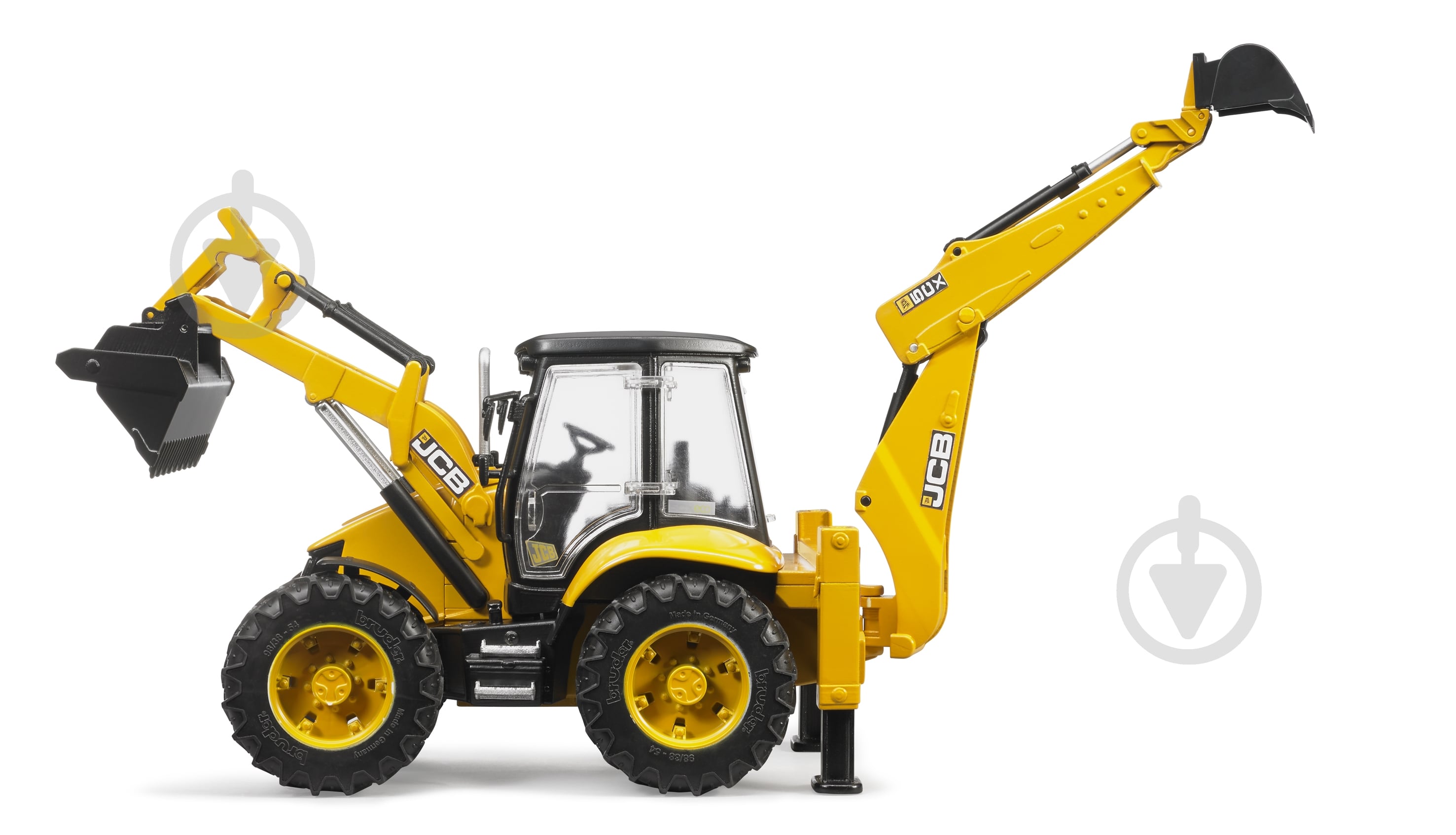 Трактор-погрузчик Bruder JCB 1:16 02454 - фото 4