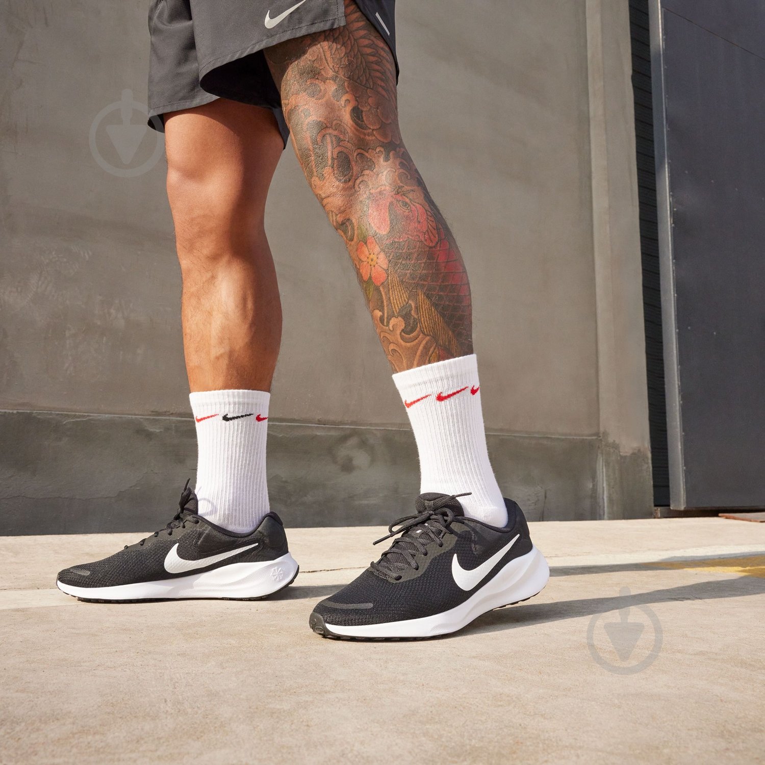 Кросівки чоловічі Nike REVOLUTION 7 FB2207-001 р.47,5 чорні - фото 10