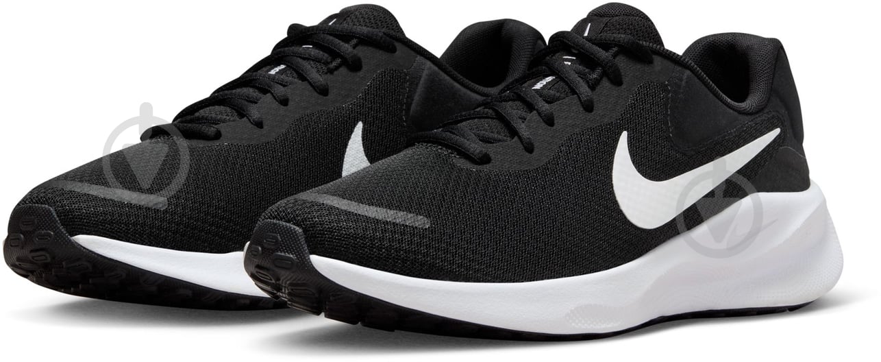 Кросівки чоловічі Nike REVOLUTION 7 FB2207-001 р.47,5 чорні - фото 5