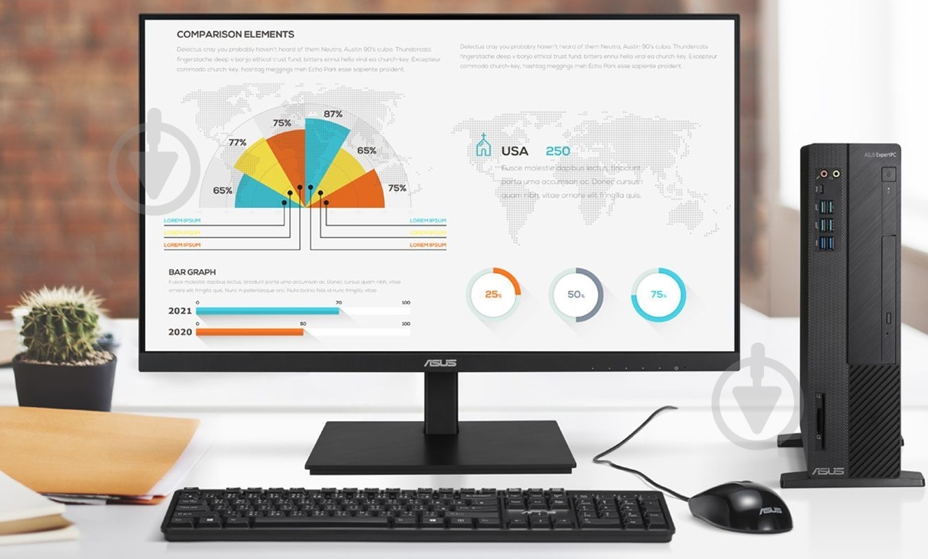 Монітор Asus VA27DQSB 27" (90LM06H1-B02370) - фото 2