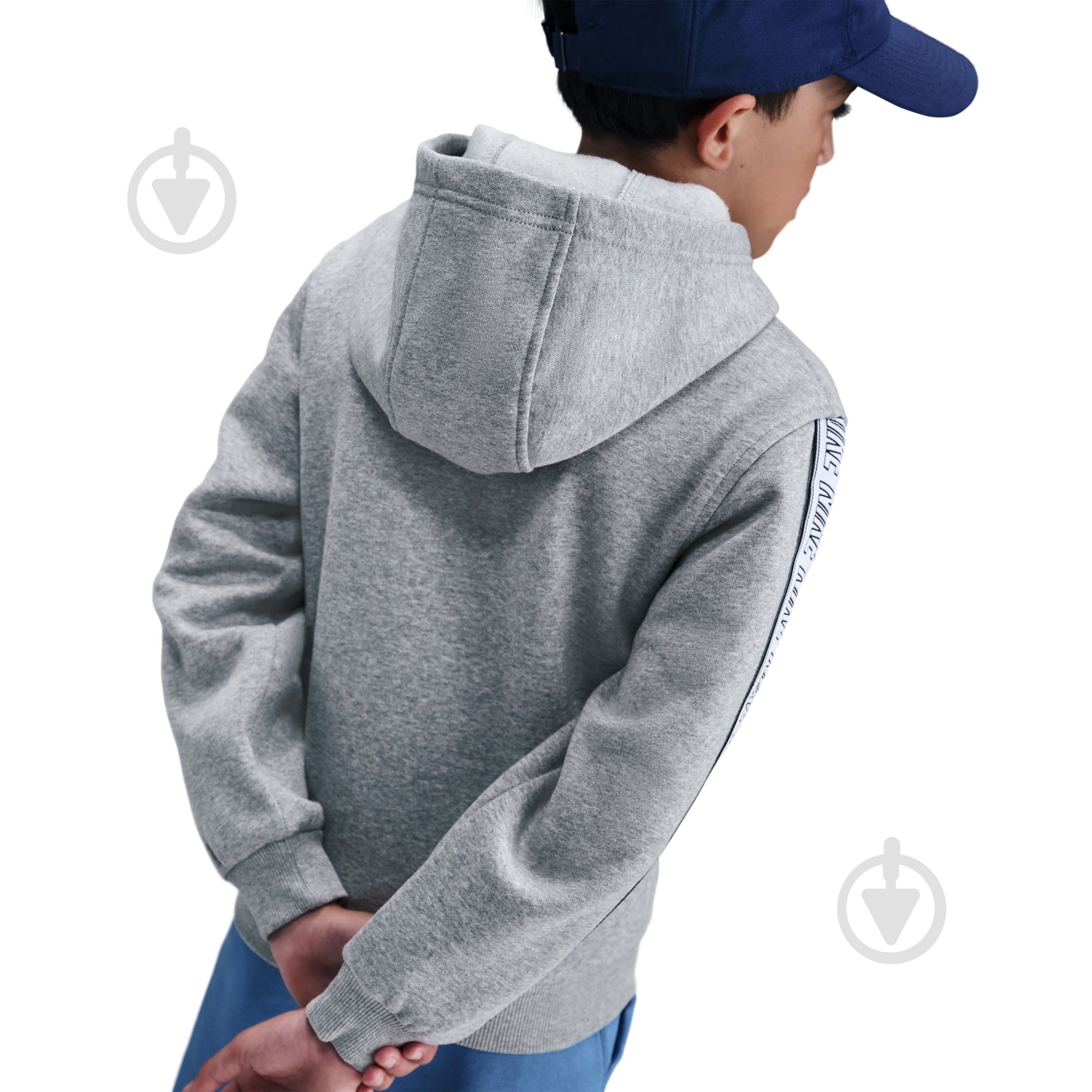 Джемпер Nike K NSW CLUB+ FLC HDY HQ9321-063 р.XL сірий - фото 12