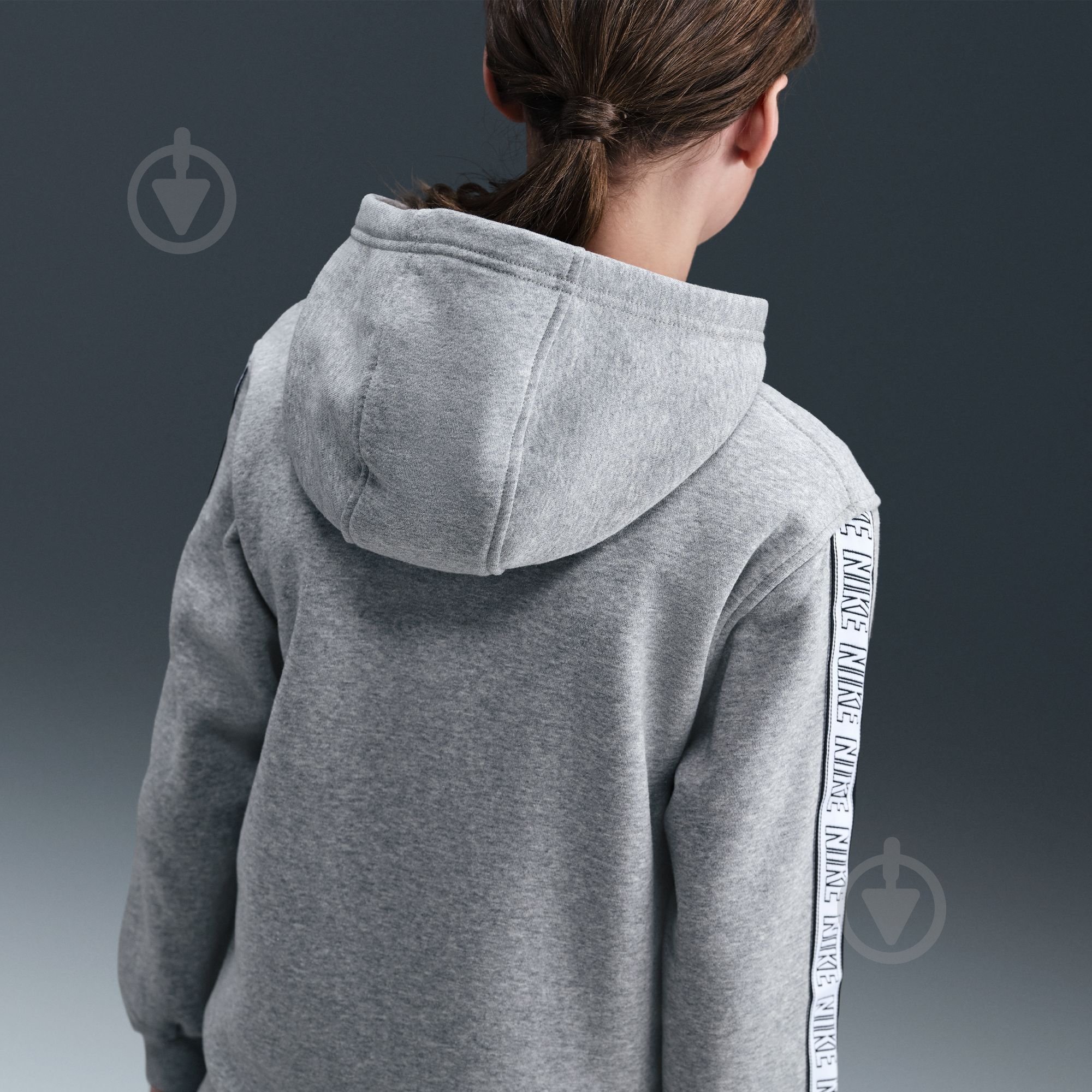 Джемпер Nike K NSW CLUB+ FLC HDY HQ9321-063 р.XL сірий - фото 15