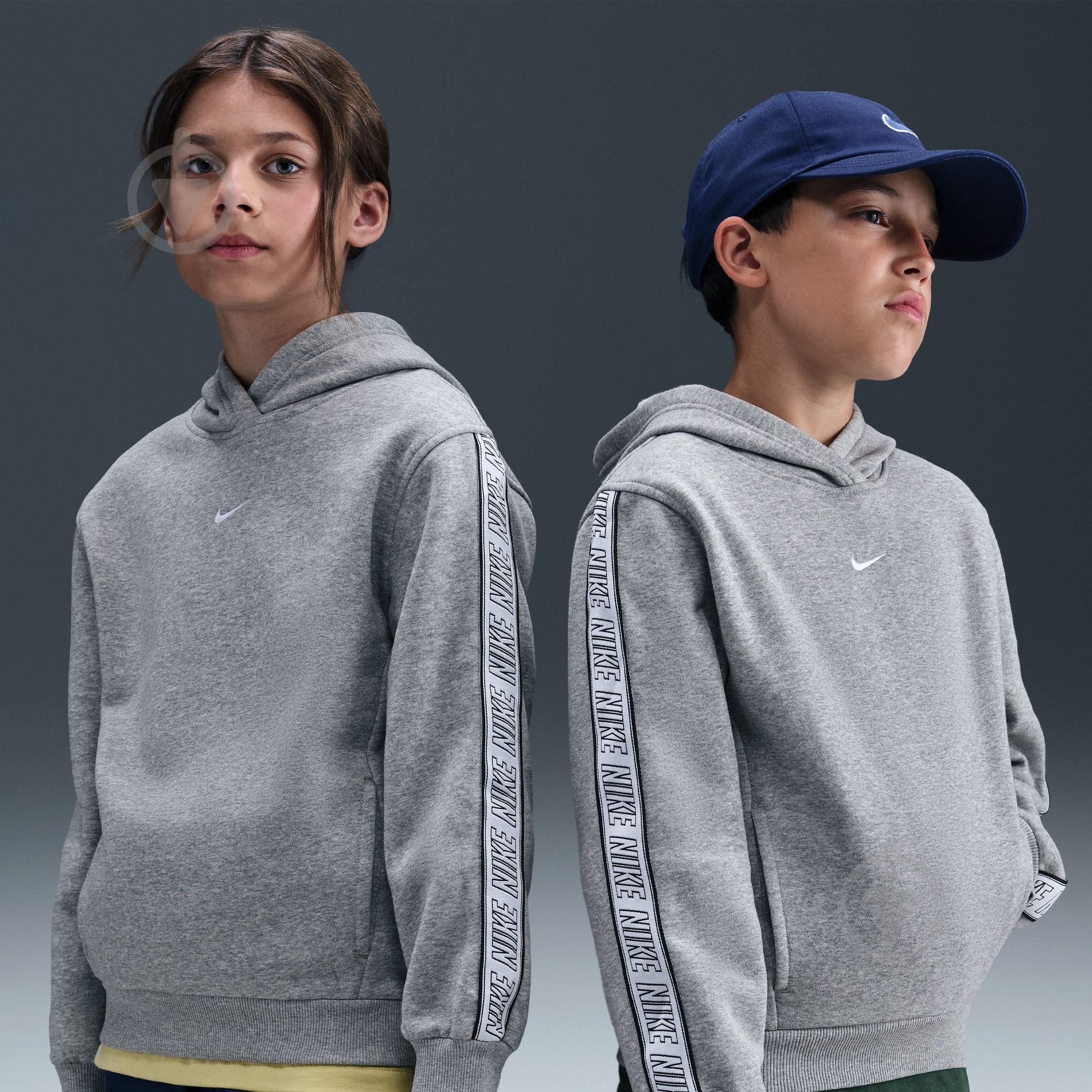 Джемпер Nike K NSW CLUB+ FLC HDY HQ9321-063 р.XL сірий - фото 7