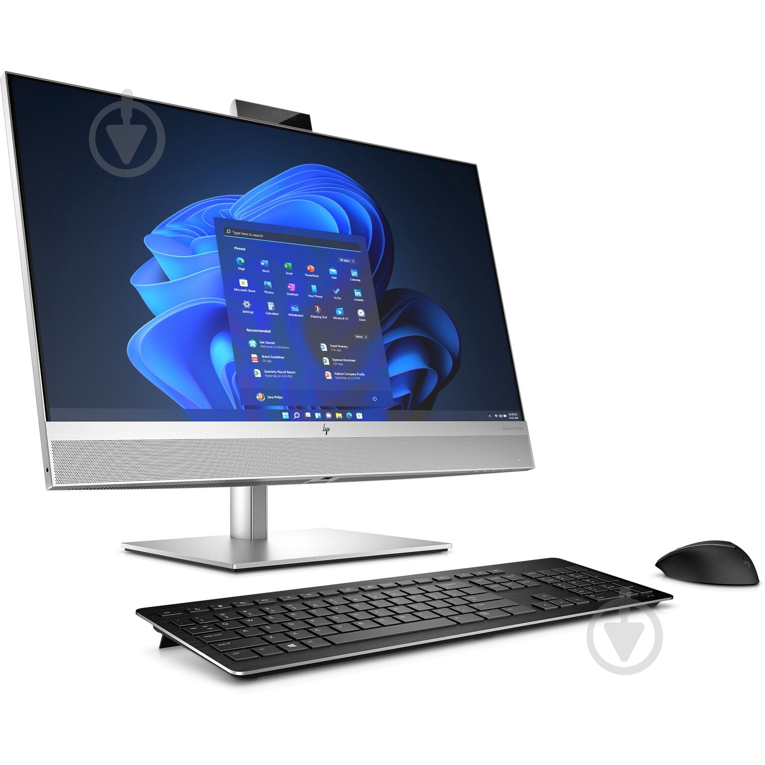 Моноблок HP EliteOne 870 27" (99B12ET) silver - фото 2