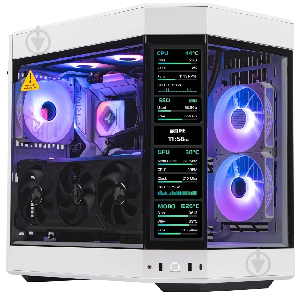 Компьютер Artline Gaming Y60WHITE (Y60Whitev29Win) white - фото 6